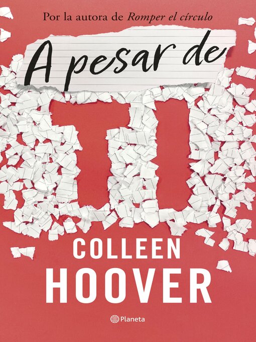 Title details for A pesar de ti by Colleen Hoover - Wait list